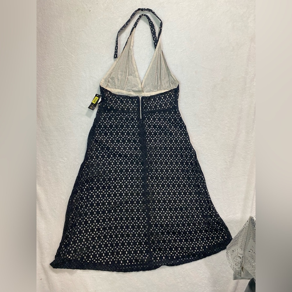 Chaudry KC large Black and beige Polka Dot Dress - Picture 3 of 7